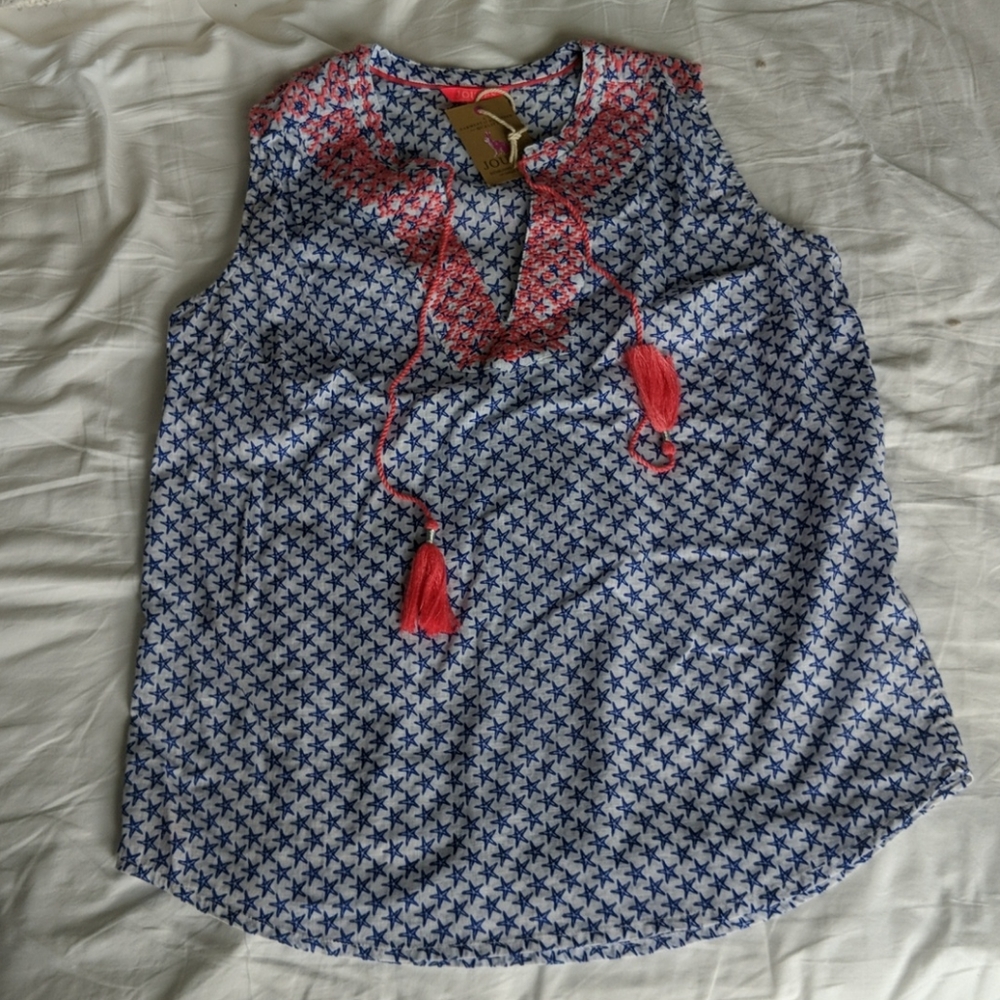 JOULES US6 embroidered top